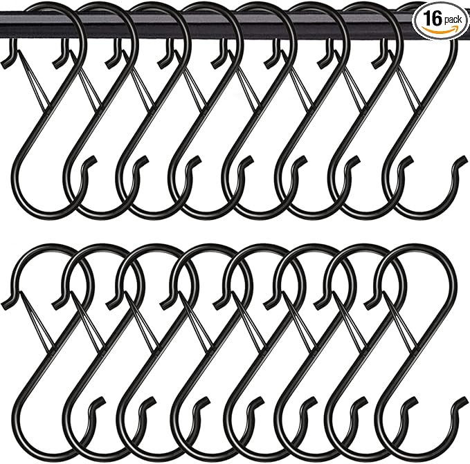 16 Pack Heavy Duty S Hooks by Waitkey