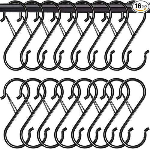 16 Pack Heavy Duty S Hooks by Waitkey