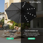 JEAREY 9FT Outdoor Patio Umbrella - Image 2