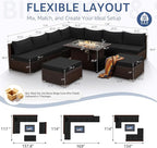 NICESOUL Outdoor Patio Furniture Set - Image 4
