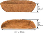 2pcs Trough Coco Liner 36 inch Wall Planter Replaceable Coco Liner - Image 2