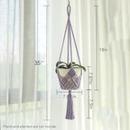 Hanging Planter with Patterns - Image 3