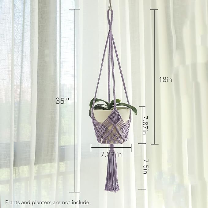 Hanging Planter with Patterns - Image 3