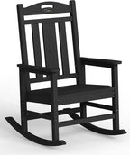 Ciokea Oversized Outdoor Rocking Chair, 380lbs Heavy-Duty Large Patio Rocker by CIOKEA