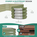 3 in 1 Galvanized Raised Garden Bed - Image 3