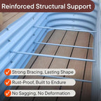 6-Pack Galvanized Raised Garden Bed 8x4x1.5 | 10x2x1.5 ft, Modular Raised - Image 6
