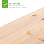 Best Choice Products 8x2ft Outdoor Wooden Raised Garden Bed Planter - Image 4