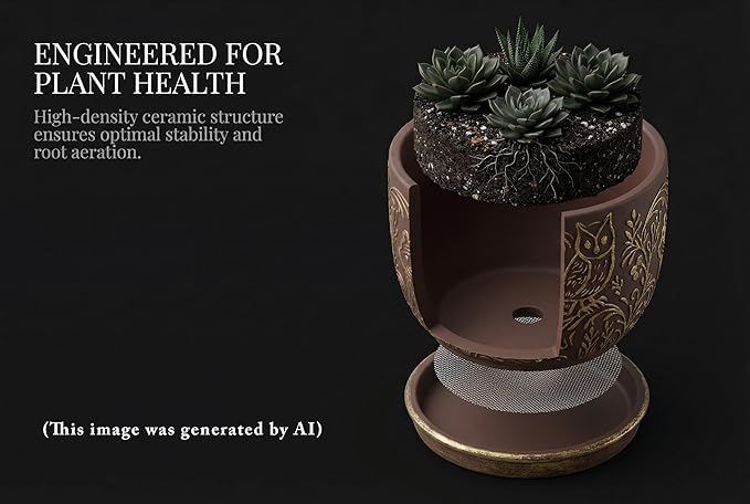Decorative Ceramic Planter Pot - Image 7