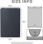 Kante 18.5" H Tall Rectangular Concrete Planters, Outdoor Indoor Lightweight - Image 2