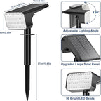 LANSOW 12 Pack Solar Spot Lights Outdoor Color Changing, 7 Modes Waterproof - Image 8