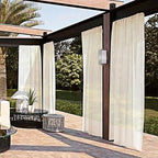 SpaceDresser Waterproof Outdoor Sheer Curtains - Image 2