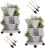 DUNCHATY Stackable Planter, Vertical Garden Planter by DUNCHATY
