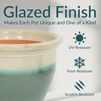 Sunnydaze Large Ceramic Plant Pot - Image 4