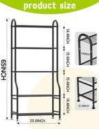 5-Tier Metal Plant Stand Indoor Outdoor, Waterproof Flower Stand - Image 4