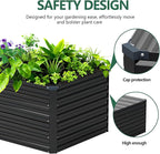 Vengarus 4x2x2FT Galvanized Raised Garden Bed Kit, Outdoor Metal Planter Box - Image 3