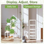 iDavosic.ly Plant Stand Indoor Outdoor, 5 Tier Corner Metal Flower Display - Image 8
