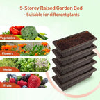 Homdox 5-Tier Elevated Garden Bed - Image 3