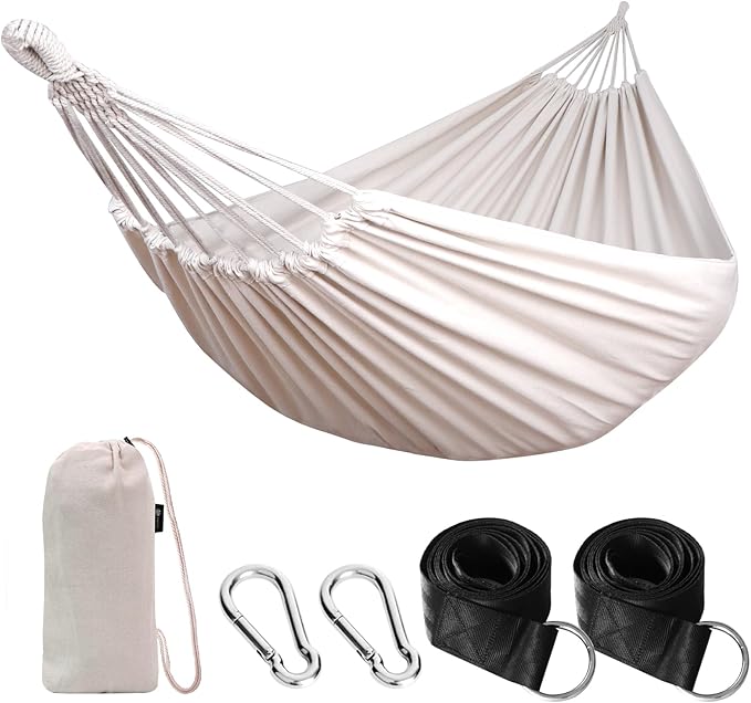 ANYOO Cotton Hammock Portable Camping Hammocks by Anyoo