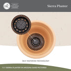 The HC Companies Sierra Round Self-Watering Pot - Image 3