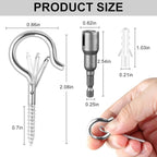 48 PCS Q-Hanger Hooks, Screw Hooks - Image 7