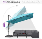 PURPLE LEAF 10'×10' Patio Umbrella - Image 8
