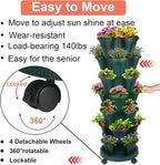 DUNCHATY Stackable Planter, Vertical Garden Planter - Image 2