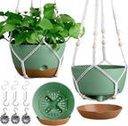 3 Pack 8/10/12 Inch Hanging Planters by Montresor