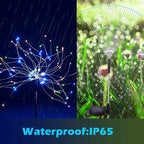 HELESIN Christmas Outdoor Solar Garden Lights, 105 LED Solar Powered Decorative - Image 2