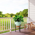12 inch Large Self Watering Pots, Plastic Planters - Image 7