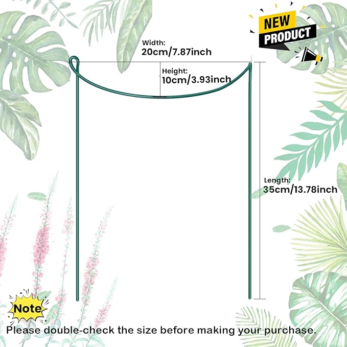 8 Pack Snake Plant Support Stakes - Image 6
