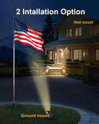 4 Pack Solar Powered Outdoor Spot Lights Outside Waterproof 20 LEDs Landscape - Image 5