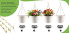 Hanging Planters 10 Inch, Self Watering Hanging Basket - Image 6