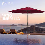 JEAREY 9FT Outdoor Patio Umbrella Outdoor Table Umbrella - Image 7