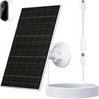 7W Solar Panel for Arlo Essential 2K, Essential XL & Spotlight Cameras by VUEBEE