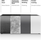 GSK 30" L White LED Metal Planter - Image 9