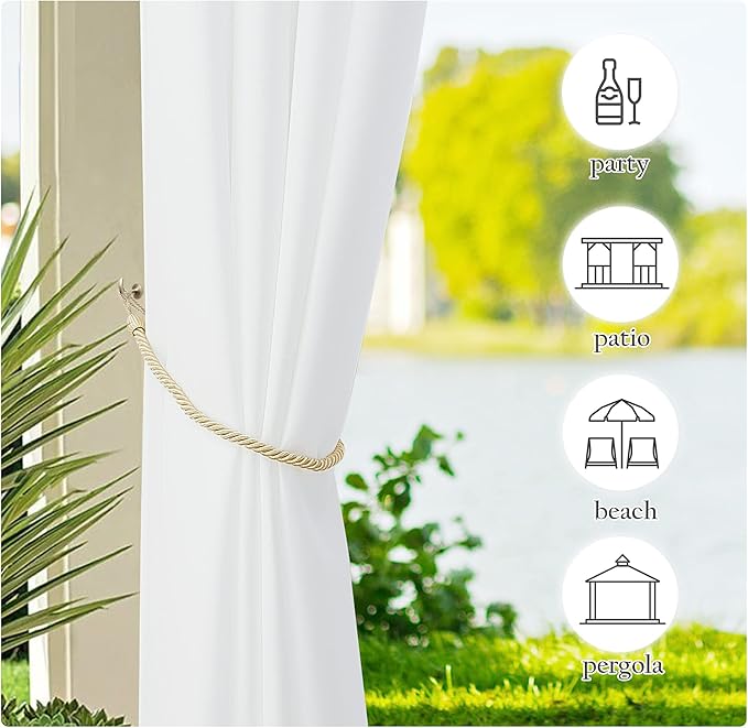 NICETOWN Canvas Outdoor Curtains - Image 7
