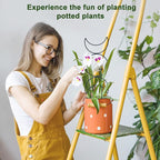 Indoor Plant Trellis for Climbing Plants, 16inch Small Garden Metal Trellis for - Image 5