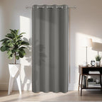 Joydeco Blackout Door Curtain for Doorway Privacy 72 Inches Long, Grommet by JOYDECO