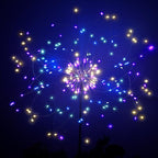 JJGoo Solar Firework Lights, 2 Pack 120 LEDs 2 Lighting Modes Solar Garden - Image 7