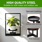 Wall Hanging Plant Stands Planter Shelves, Indoor Outdoor Window Plant Hanger - Image 2