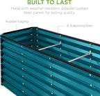 Best Choice Products 8x2x2ft Raised Outdoor Metal Garden Bed, Deep Root Box - Image 7