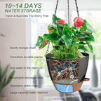 Hanging Planters for Indoor Outdoor Plants, 1 Set Self Watering Hanging Pot - Image 2