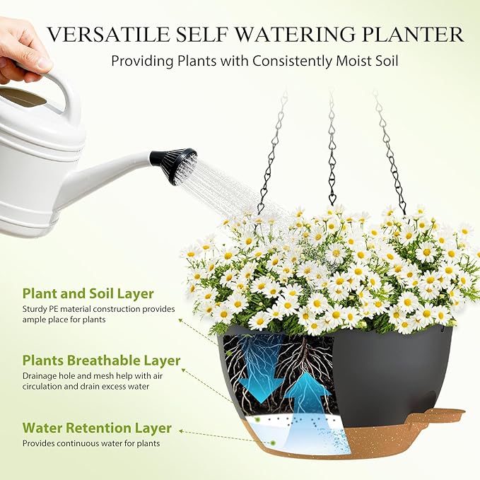 12 Inch Hanging Baskets 2 PC - Image 4