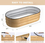 4x2x1FT Galvanized Raised Garden Beds, Raised Garden Bed - Image 4