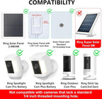 ALERTCAM 2-in-1 Wall Mount for Solar Panel, Stick Up Cam Battery, Spotlight Cam - Image 2