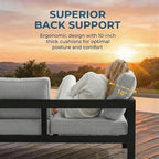 Solaste Aluminum Patio Furniture Set - Image 6
