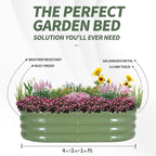 1MORE Galvanized Raised Garden Bed- Planter Garden Boxes Outdoor, Raised Beds - Image 7