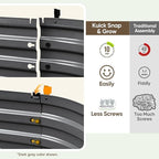 KING BIRD Raised Garden Bed Kit 2025 Upgraded Quick-Setup Galvanized Planter - Image 2