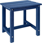 Adirondack Square Side Table, one-Tier Outdoor end Table, Patio Side Table by GARDENSTAR