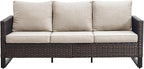Belord Outdoor Couch Patio Furniture: Wicker Patio Sofa by Belord